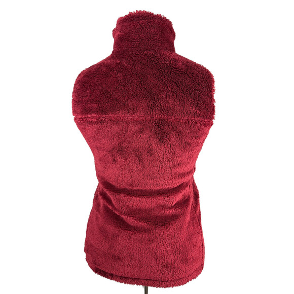 The North Face Women's Mossbud Insulated Reversible Vest Cordovan Fleece Small - Picture 12 of 16